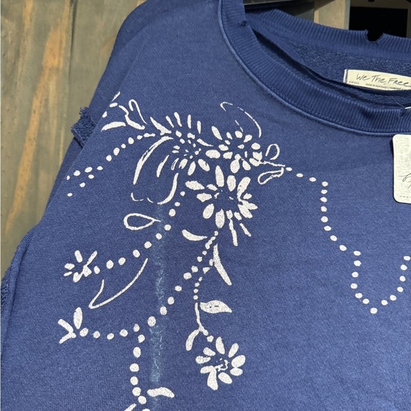 FREE PEOPLE Graphic Camden Pullover - Picture 9 of 9